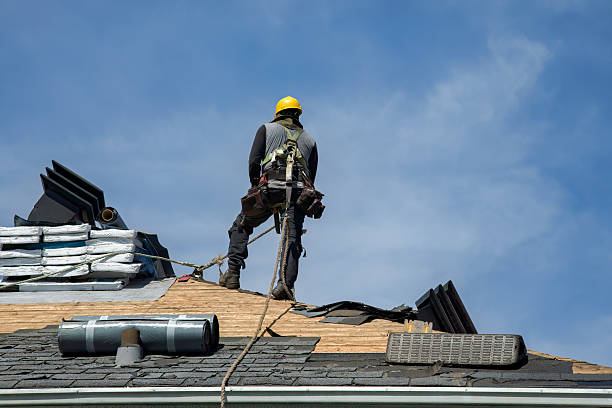 Professional Flat Roof Repair technician working in Ripley, OH